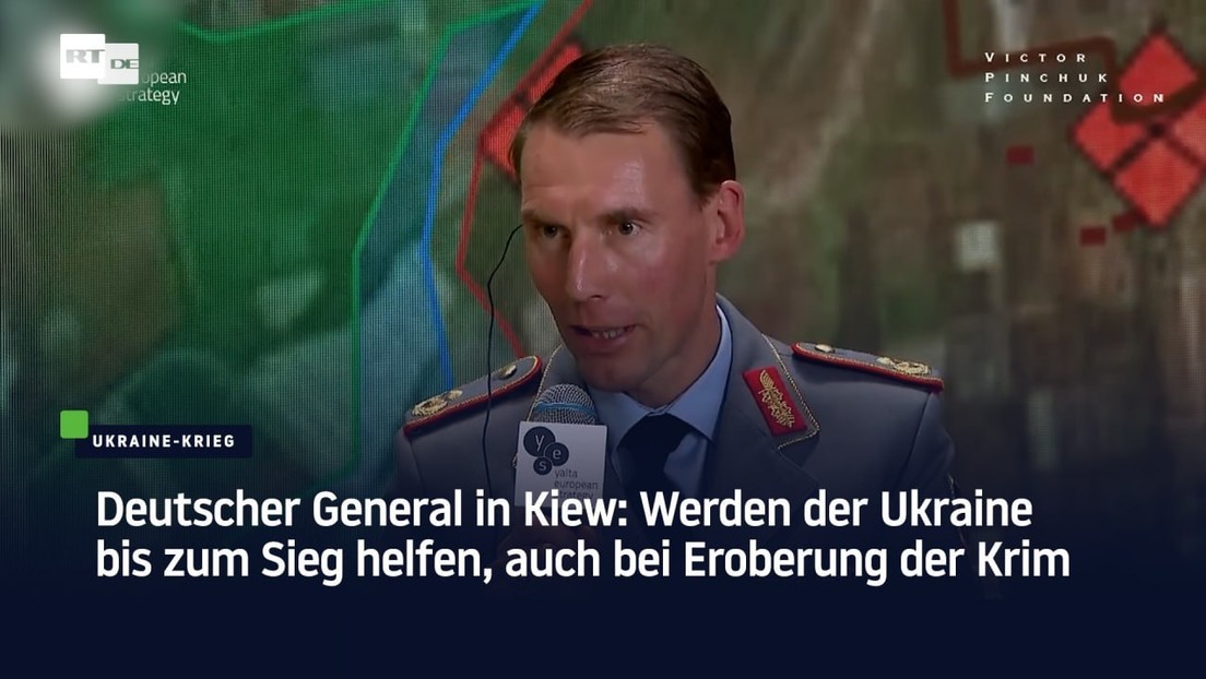 Deutscher General in Kiew: Werden der Ukraine bis zum Sieg helfen, auch bei Eroberung der Krim