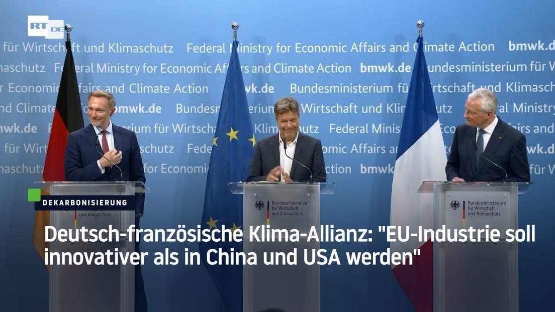 Deutsch-französische Klima-Allianz: "EU-Industrie soll innovativer als in China und USA werden"