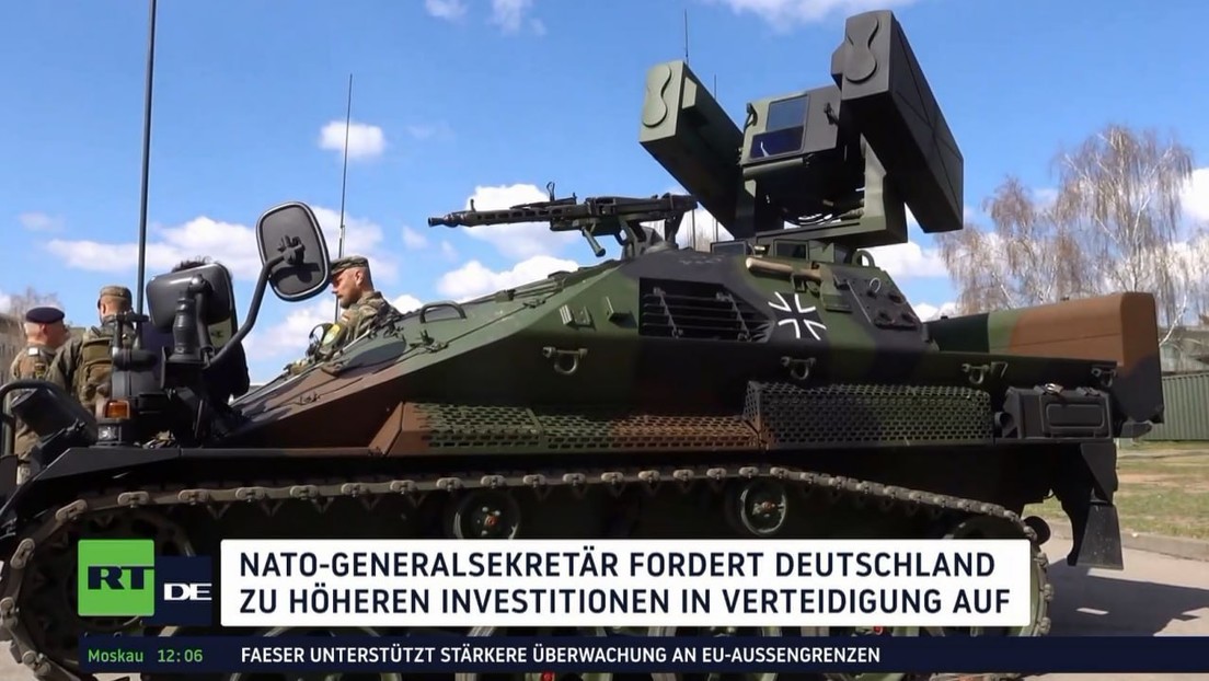 NATO-Generalsekretär fordert Deutschland zu höheren Investitionen in Verteidigung auf