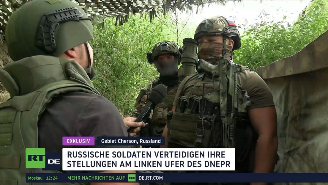 Exklusiv aus Cherson: Wie russische Soldaten das linke Dnjepr-Ufer verteidigen