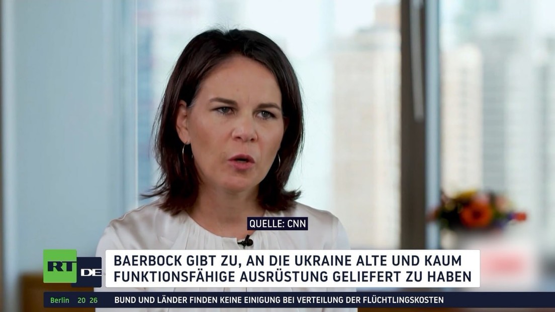 Baerbock bei CNN: Einige deutsche Waffen für Kiew "funktionieren nicht"