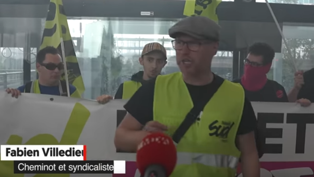 Eisenbahner besetzen Gebäude des französischen Ministeriums für Klimawandel