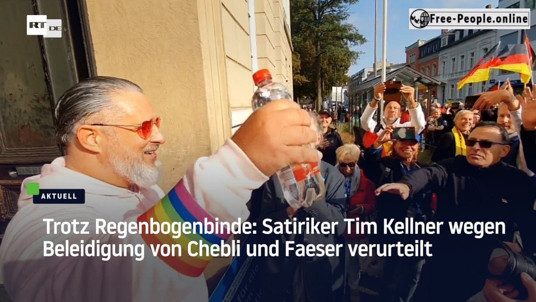 Trotz Regenbogenbinde: Satiriker Tim Kellner wegen Beleidigung von Chebli und Faeser verurteilt