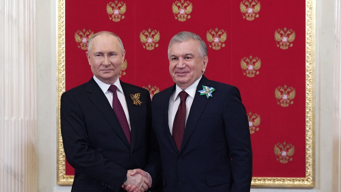 Präsidenten Russlands und Usbekistans verhandeln in Moskau