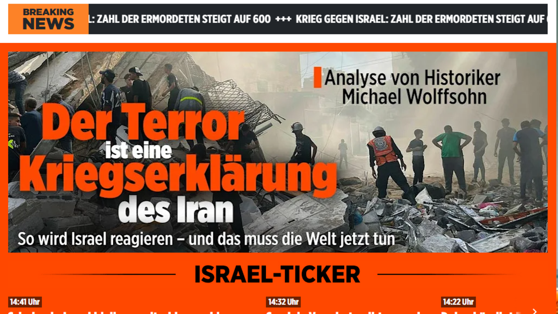 Berichterstattung zu Israel: Bombenstimmung in Deutschland