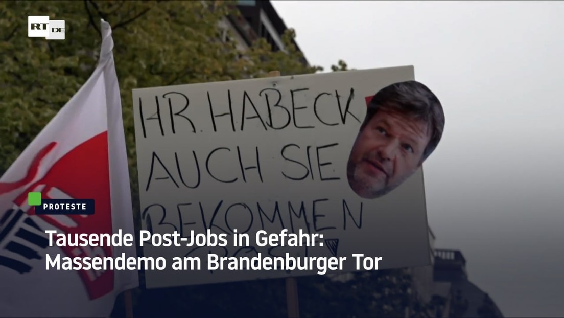 Tausende Post-Jobs in Gefahr: Massendemo am Brandenburger Tor