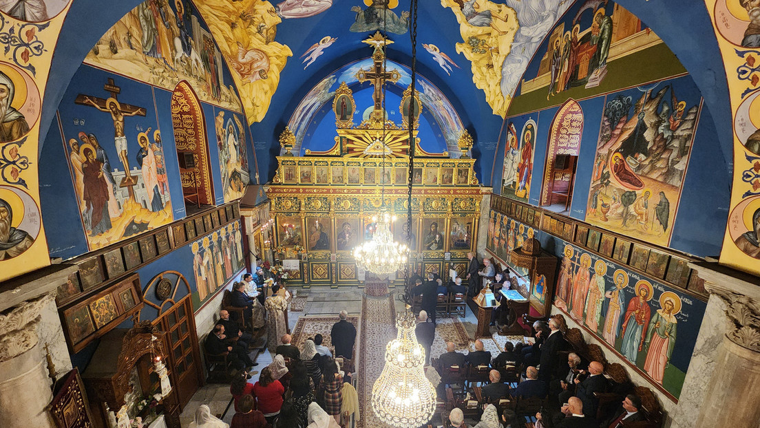 Griechisch-orthodoxe Kirche in Gaza bei Luftangriff schwer beschädigt
