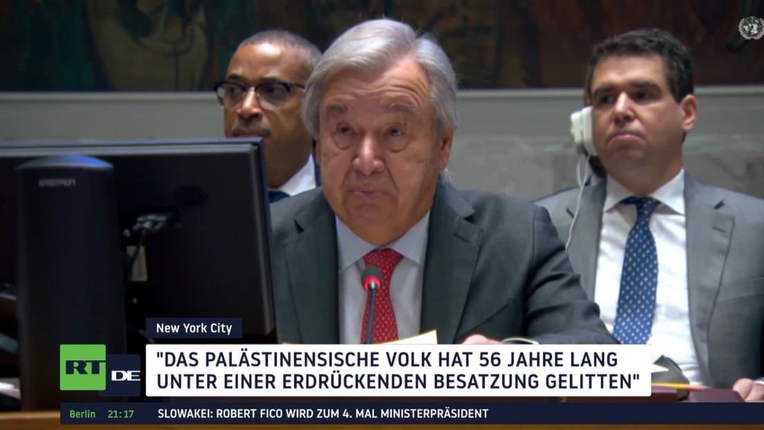UN-Generalsekretär nach Vorwürfen aus Israel: "Ich bin schockiert über falsche Darstellung"