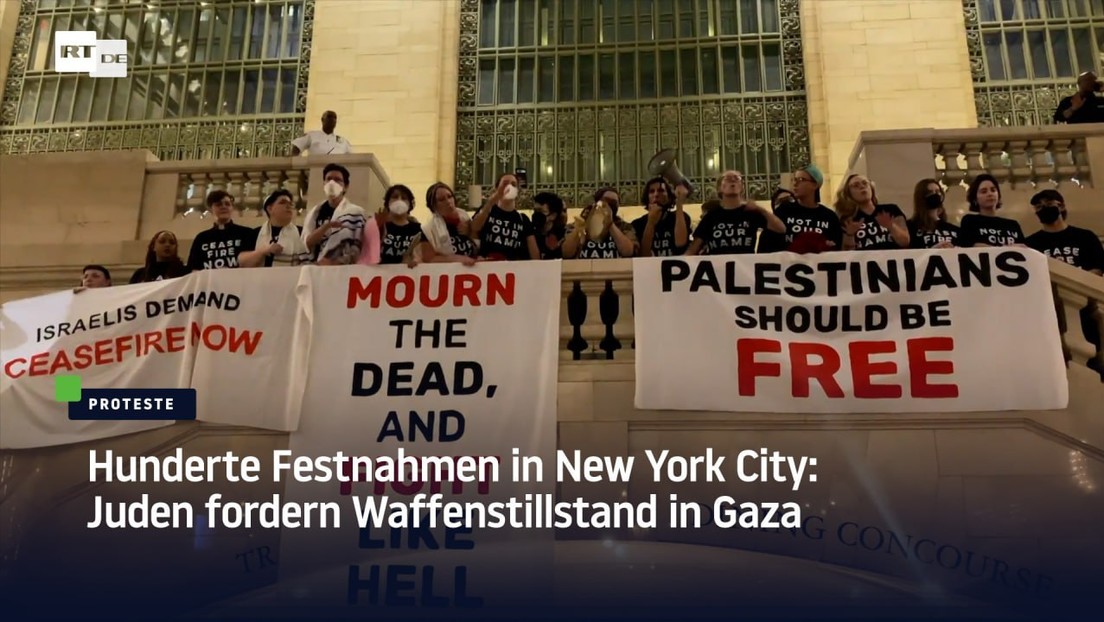 Hunderte Festnahmen in New York: Juden fordern Waffenstillstand in Gaza