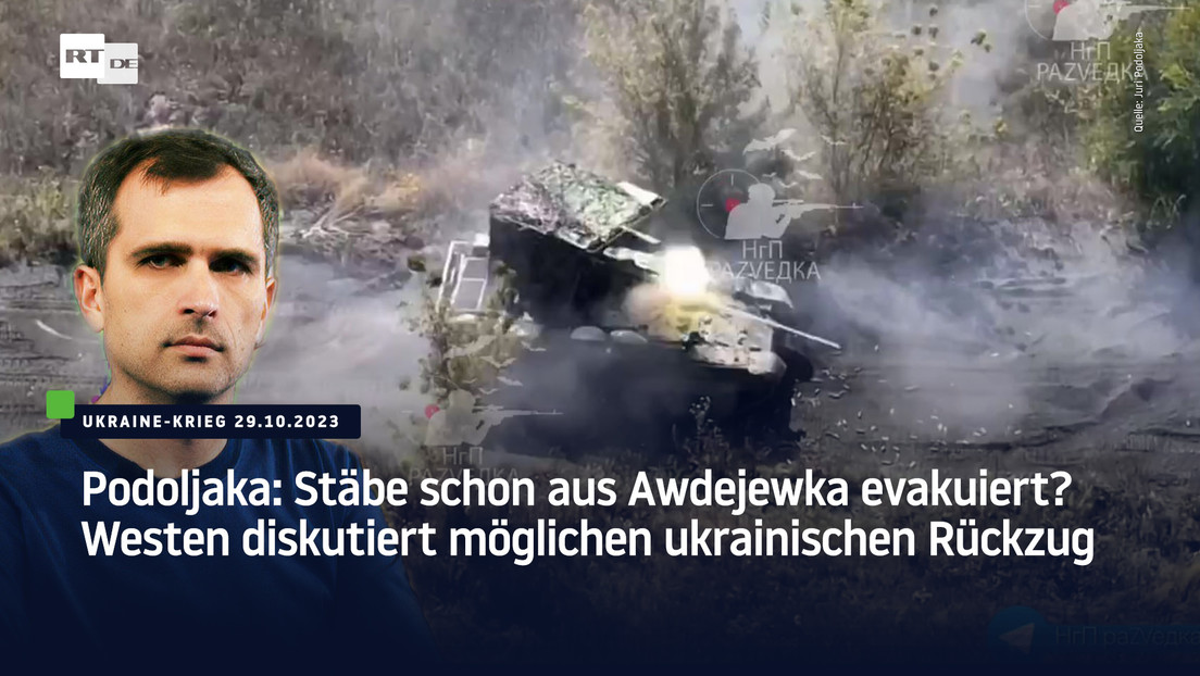 Podoljaka: Stäbe schon aus Awdejewka evakuiert? Westen diskutiert möglichen ukrainischen Rückzug