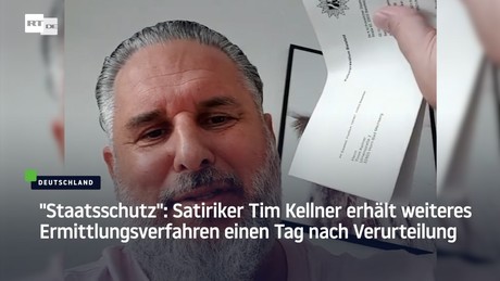 Einen Tag nach Gerichtsverhandlung: Satiriker Tim Kellner erhält nächstes Ermittlungsverfahren