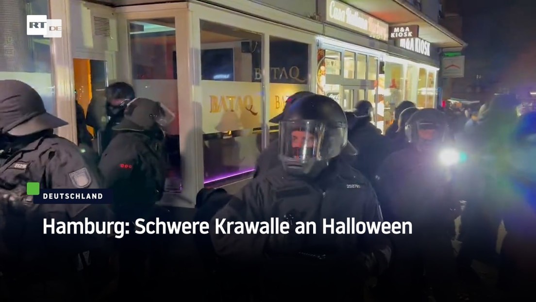 Hamburg: Schwere Krawalle an Halloween
