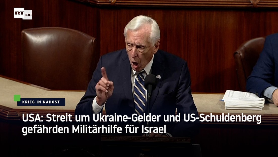 USA: Streit um Ukraine-Gelder und US-Schuldenberg gefährden Militärhilfe für Israel
