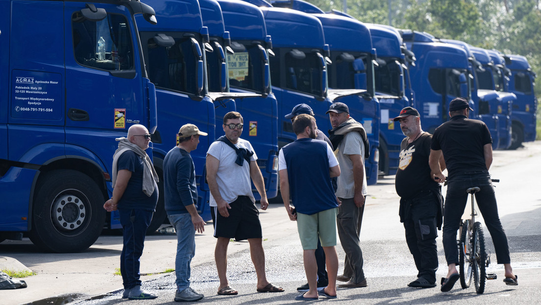 Polnische LKW-Fahrer blockieren Grenzübergänge zur Ukraine