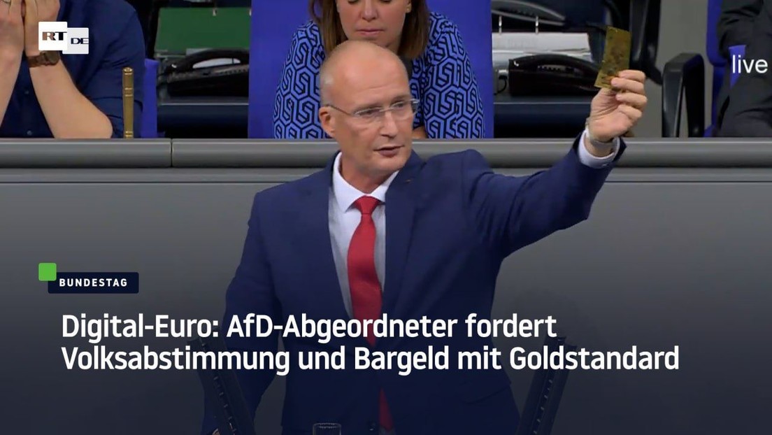 "Bargeld ins Grundgesetz": AfD will Digital-Euro nur mit Volksabstimmung