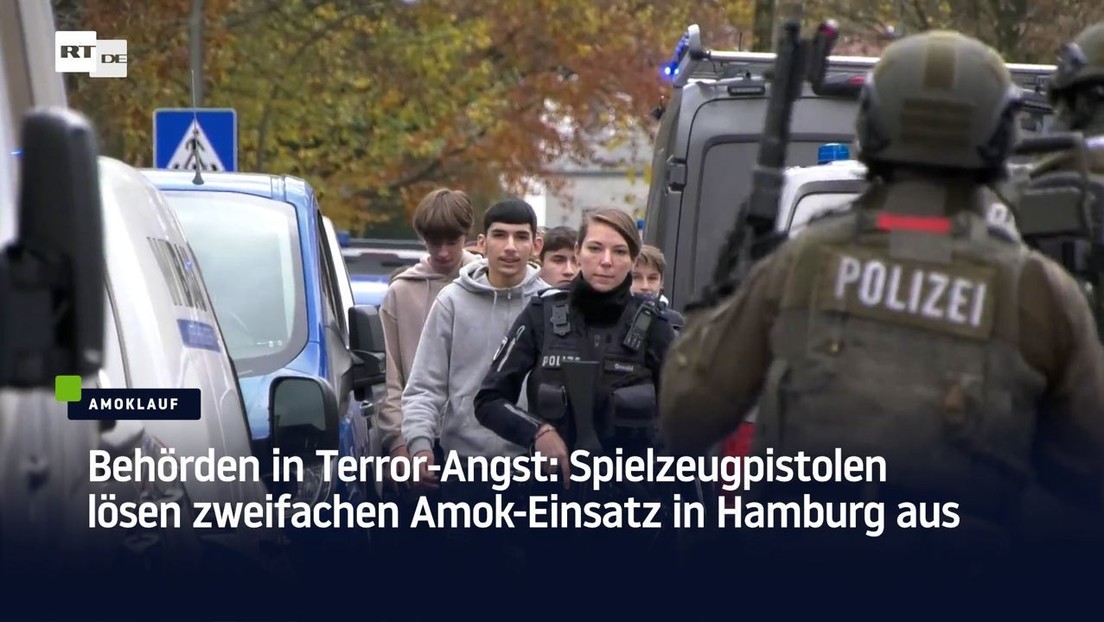 Behörden in Terror-Angst: Spielzeugpistolen lösen zweifachen Amok-Einsatz in Hamburg aus