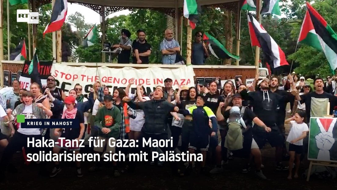 Haka-Tanz für Gaza: Maori solidarisieren sich mit Palästina