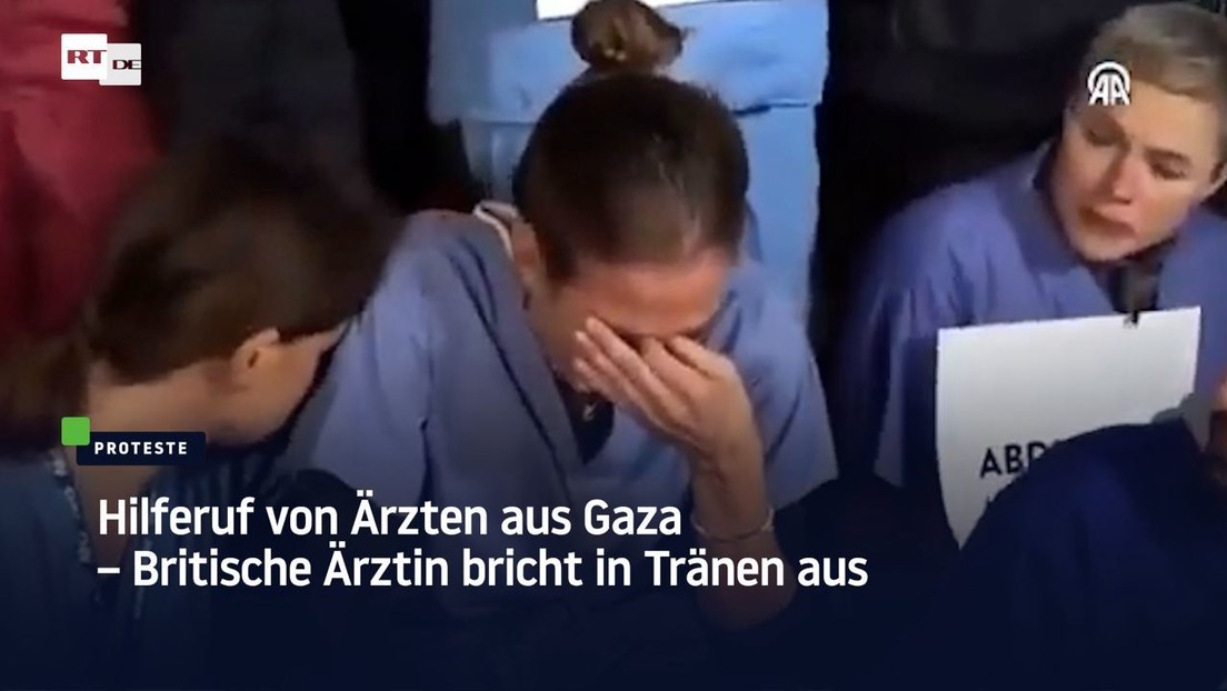 Hilferuf von Ärzten aus Gaza – Britische Ärztin bricht in Tränen aus