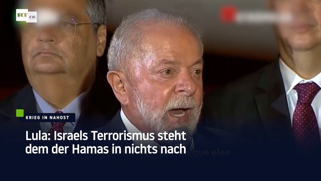 Lula: Israels Terrorismus steht dem der Hamas in nichts nach