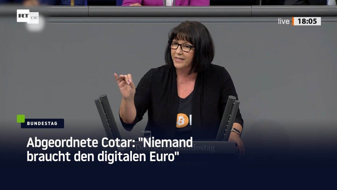 Abgeordnete Cotar: "Niemand braucht den digitalen Euro"