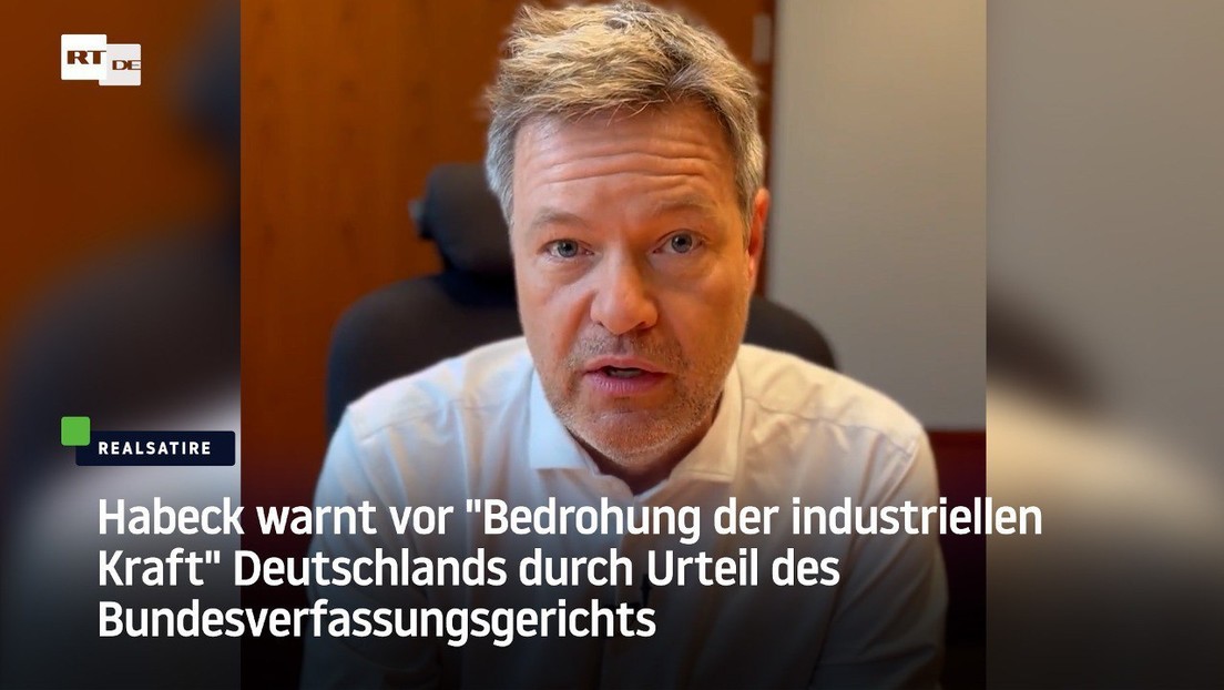 Habeck warnt vor "Bedrohung der industriellen Kraft" Deutschlands