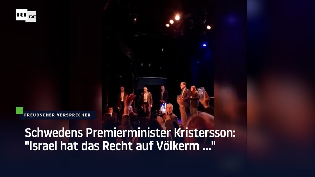 Schwedens Premierminister Kristersson: "Israel hat das Recht auf Völkerm ..."