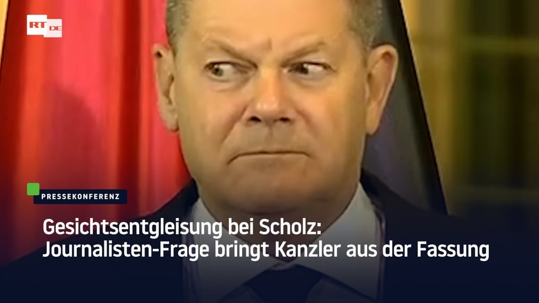 Gesichtsentgleisung bei Scholz: Journalisten-Frage bringt Kanzler aus der Fassung