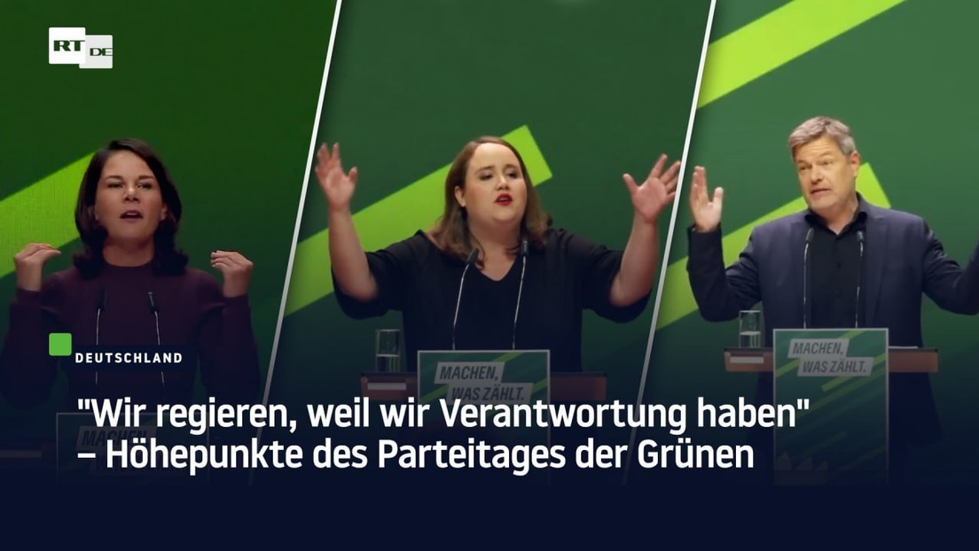 "Wir regieren, weil wir Verantwortung haben" – Höhepunkte des Parteitages der Grünen