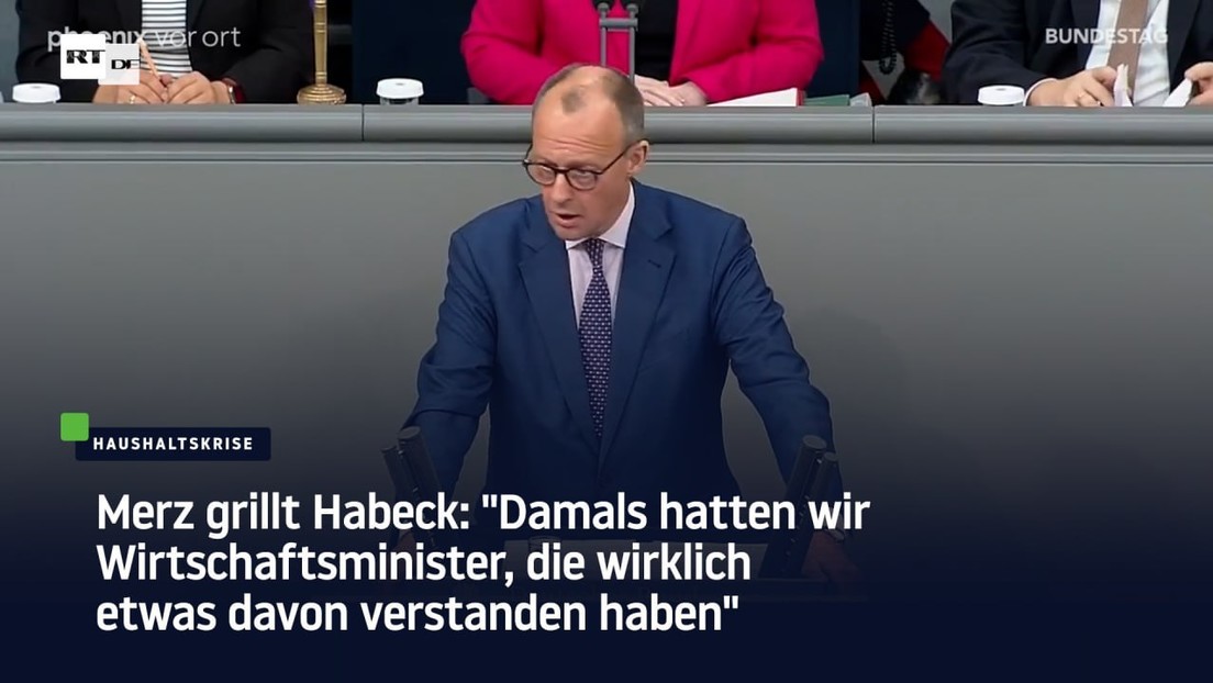 Merz grillt Habeck: "Damals hatten wir Wirtschaftsminister, die etwas davon verstanden"