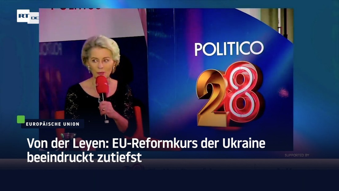 Von der Leyen: EU-Reformkurs der Ukraine beeindruckt zutiefst