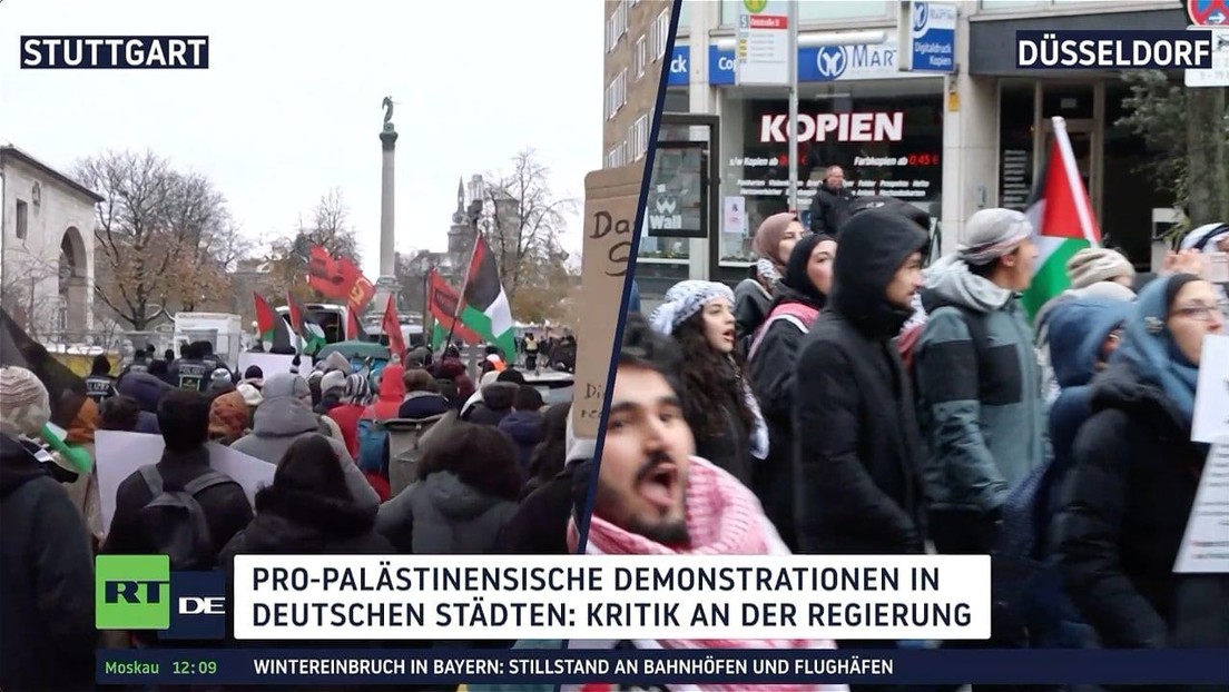 Pro-Palästina-Demos in deutschen Städten: Kritik an der Regierung