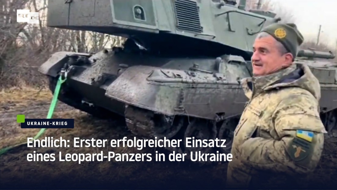 Endlich: Erster erfolgreicher Einsatz eines Leopard-Panzers in der Ukraine