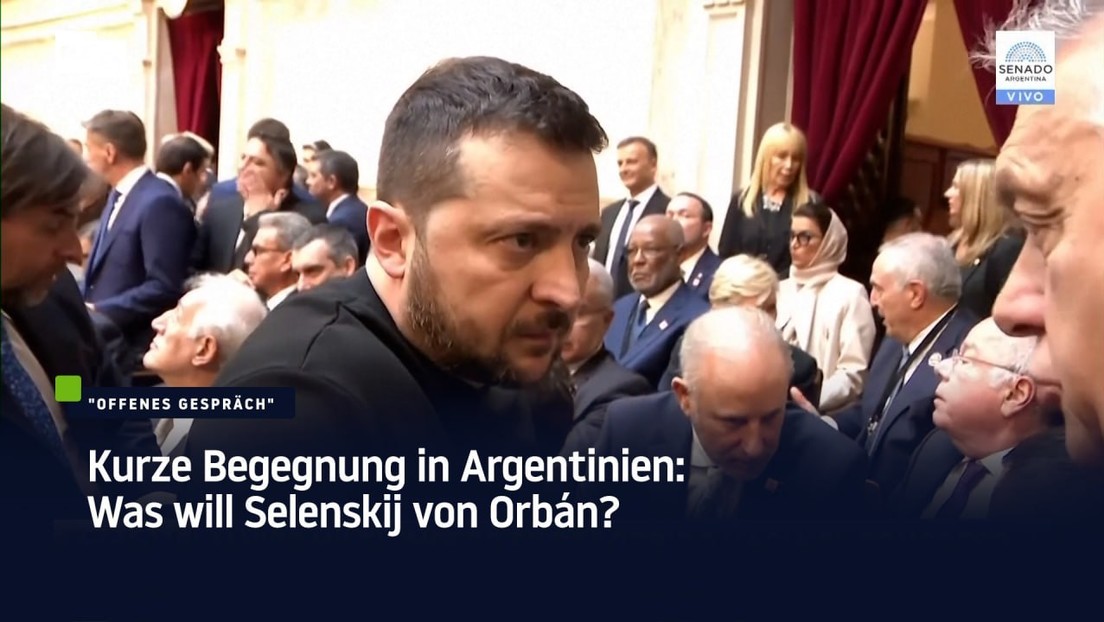 Kurze Begegnung in Argentinien: Was will Selenskij von Orbán?