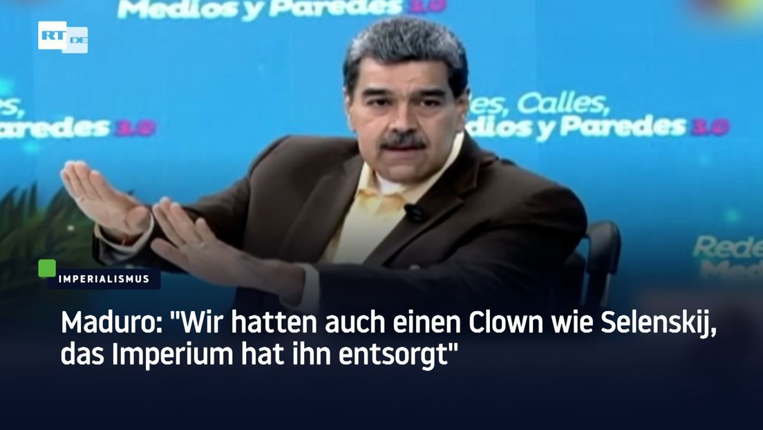 Maduro: "Wir hatten auch einen Clown wie Selenskij – das Imperium hat ihn entsorgt"