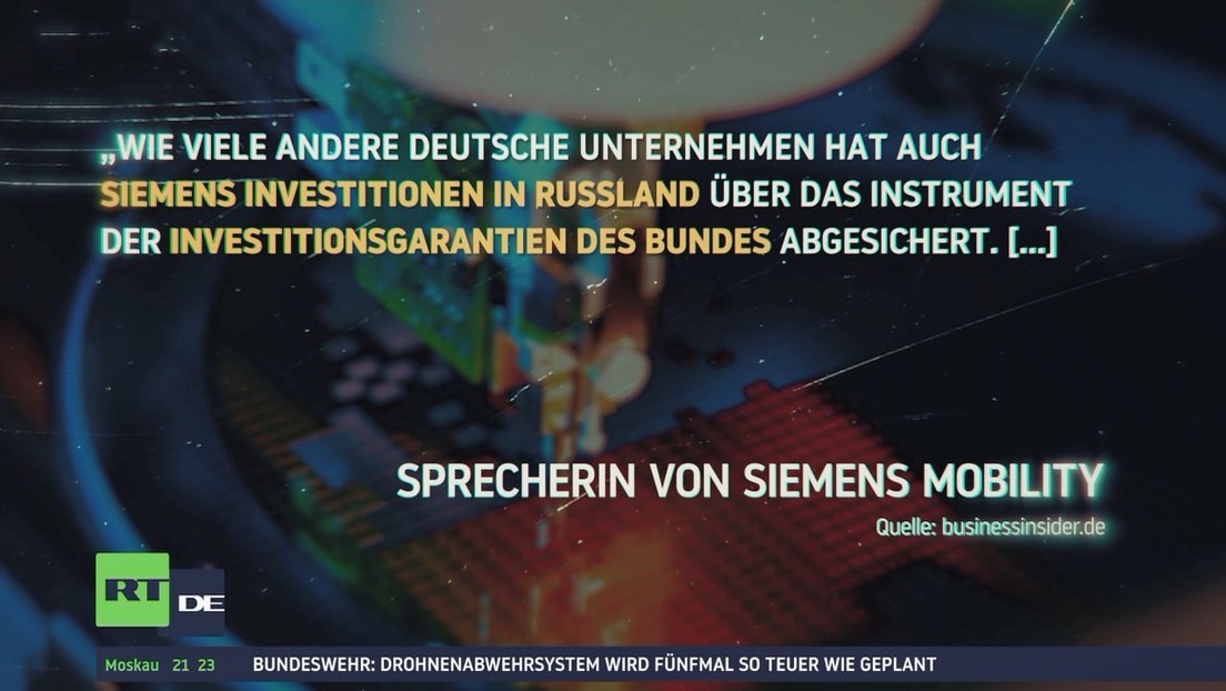 Wegen Russland-Sanktionen: Siemens will vom Bund Entschädigung