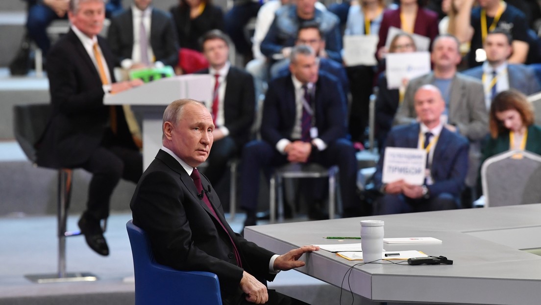 Putins traditionelle Frage- und Pressestunde: Ein Überblick