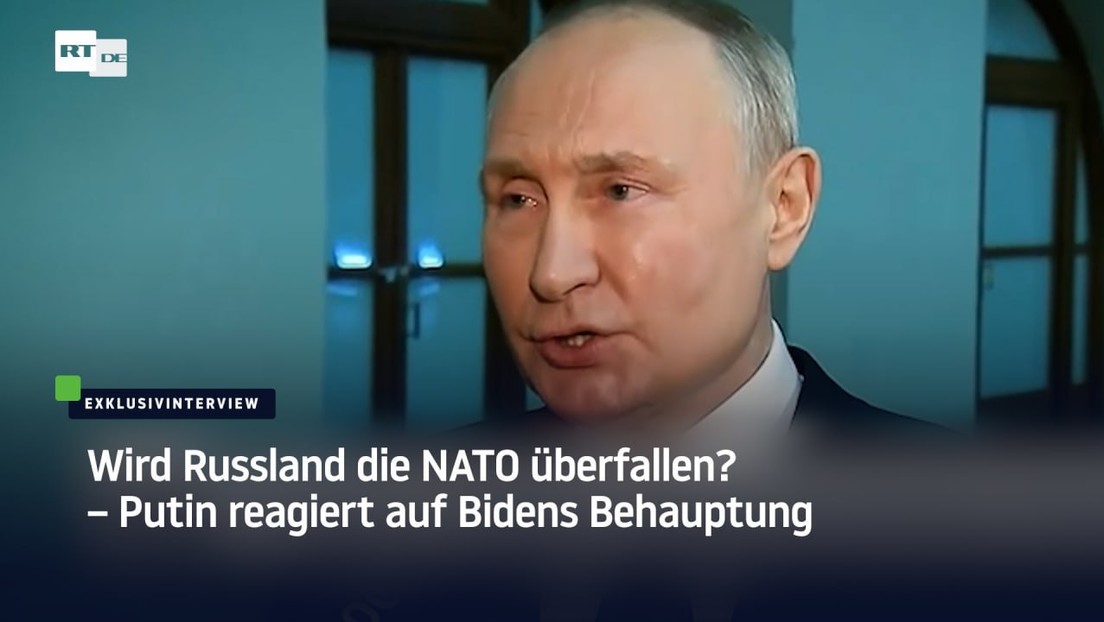 Wird Russland die NATO überfallen? – Putin reagiert auf Bidens Behauptung