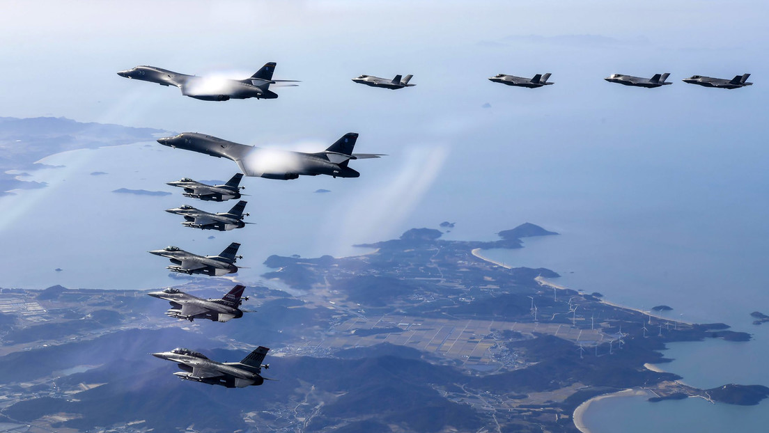 B-1B-Bomber vor Koreanischer Halbinsel: USA, Südkorea und Japan halten Luftwaffenübung ab