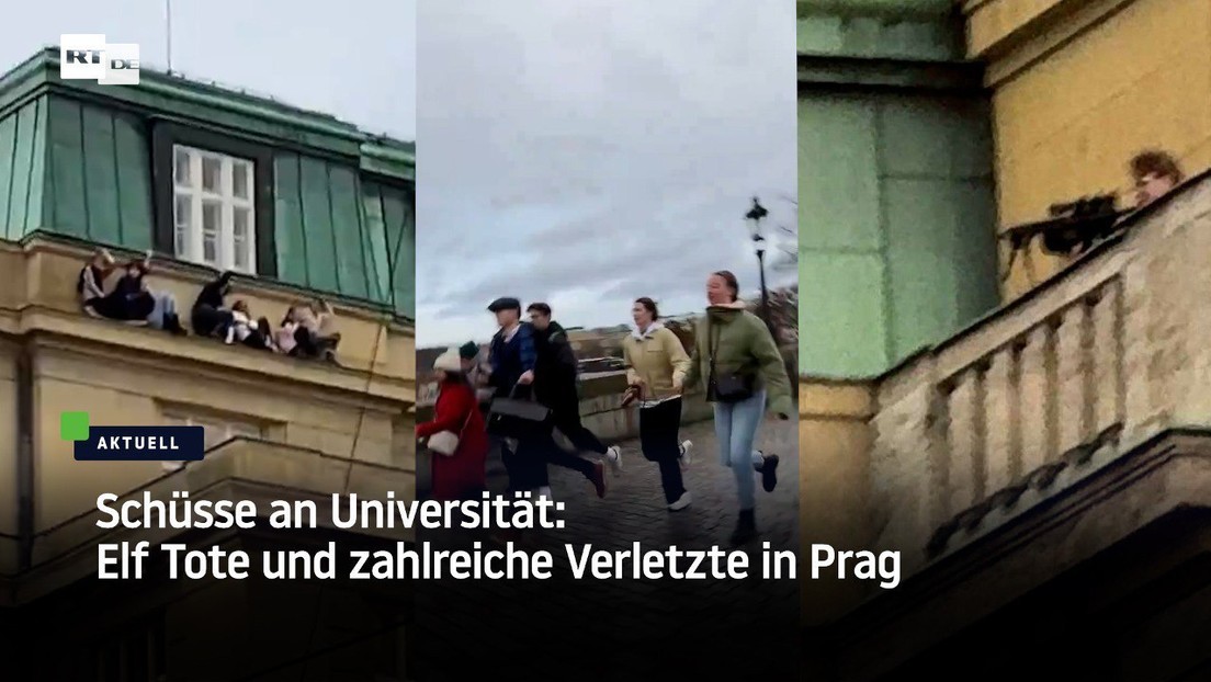 Schüsse an Universität: Elf Tote und zahlreiche Verletzte in Prag