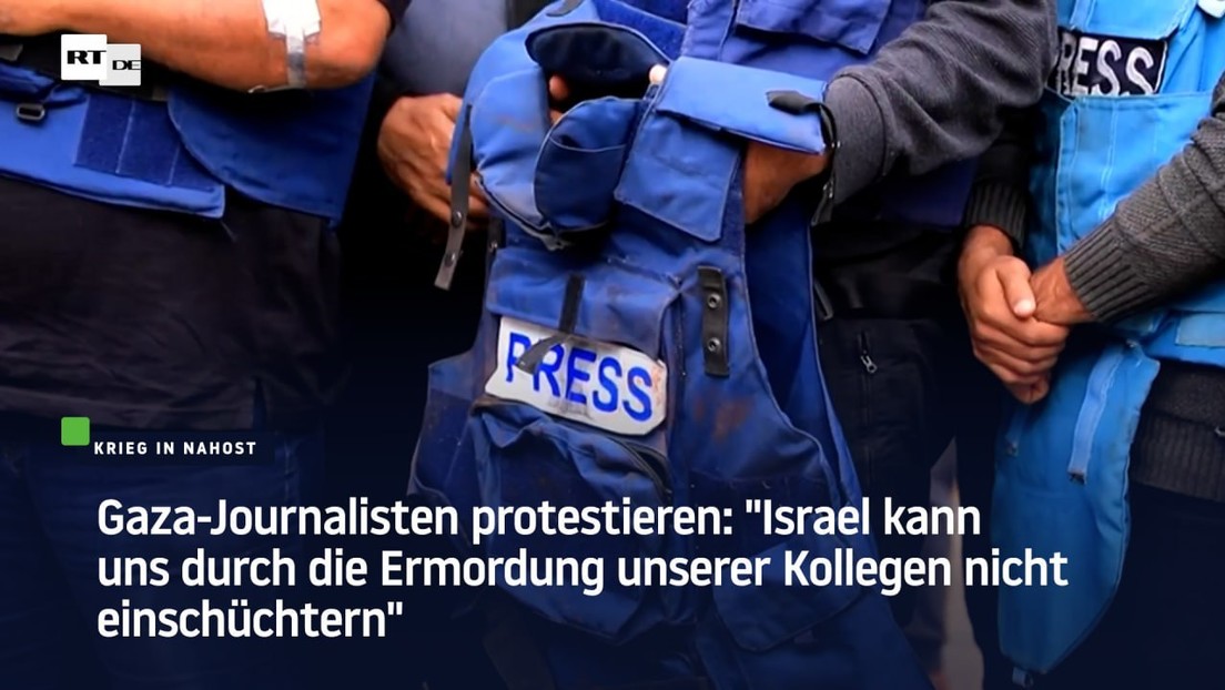 Gaza-Journalisten: "Israel Kann Uns Durch Die Ermordung Unserer ...