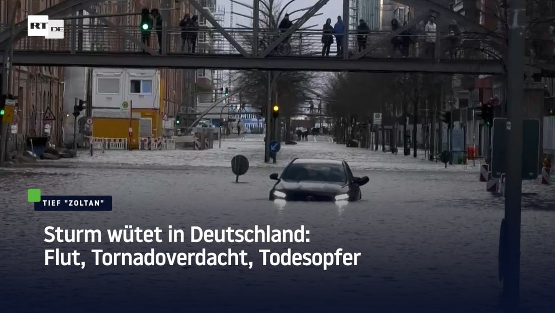 Sturm wütet in Deutschland: Flut, Tornadoverdacht, Todesopfer