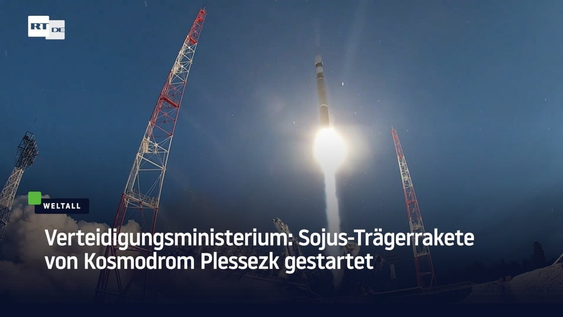 Verteidigungsministerium: Sojus-Trägerrakete von Kosmodrom Plessezk gestartet