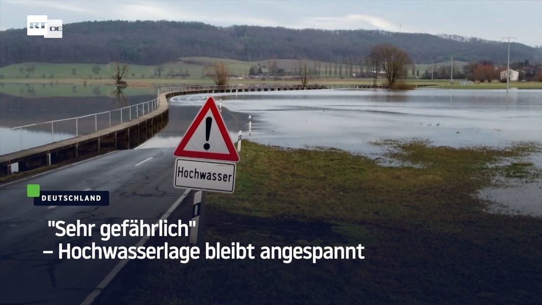 "Sehr gefährlich" – Hochwasserlage in Deutschland bleibt angespannt