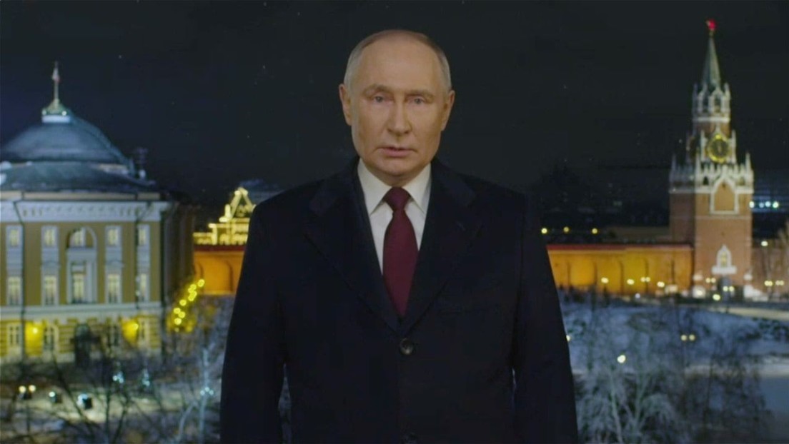 Wladimir Putins Neujahrsansprache: "Wir stehen zusammen. Wir werden noch stärker sein."