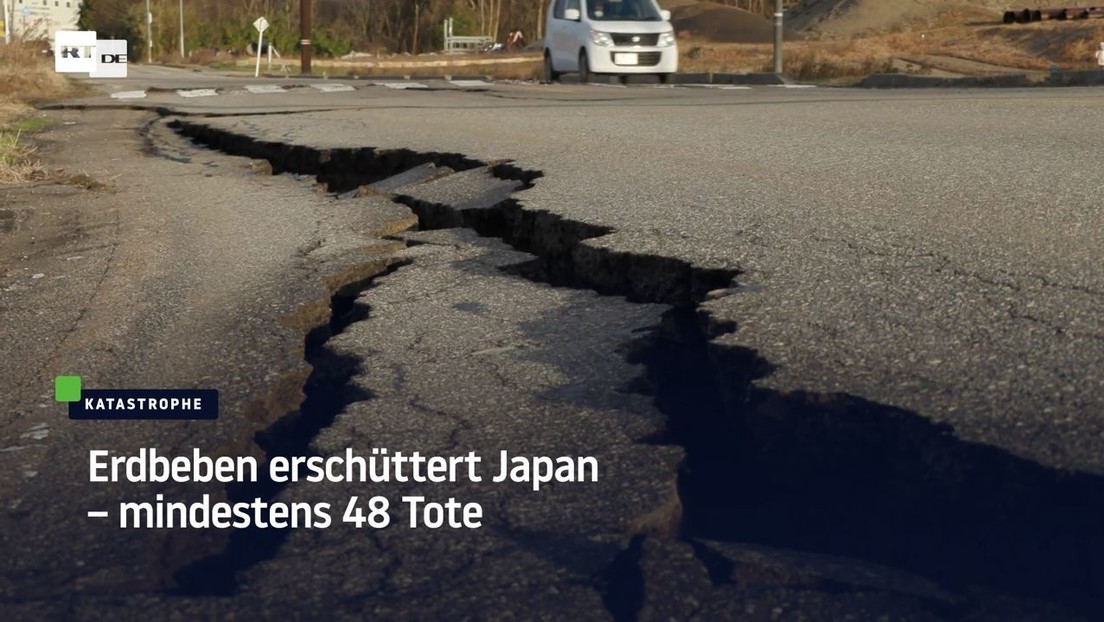 Erdbeben erschüttert Japan – mindestens 48 Tote
