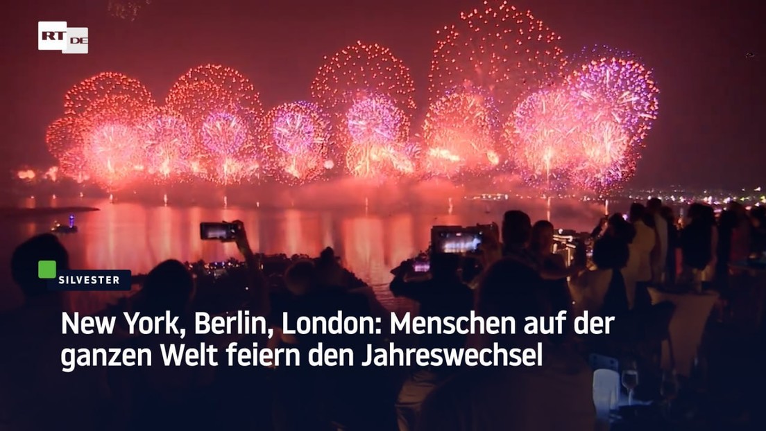 New York, Berlin, London: Menschen auf der ganzen Welt feiern den Jahreswechsel