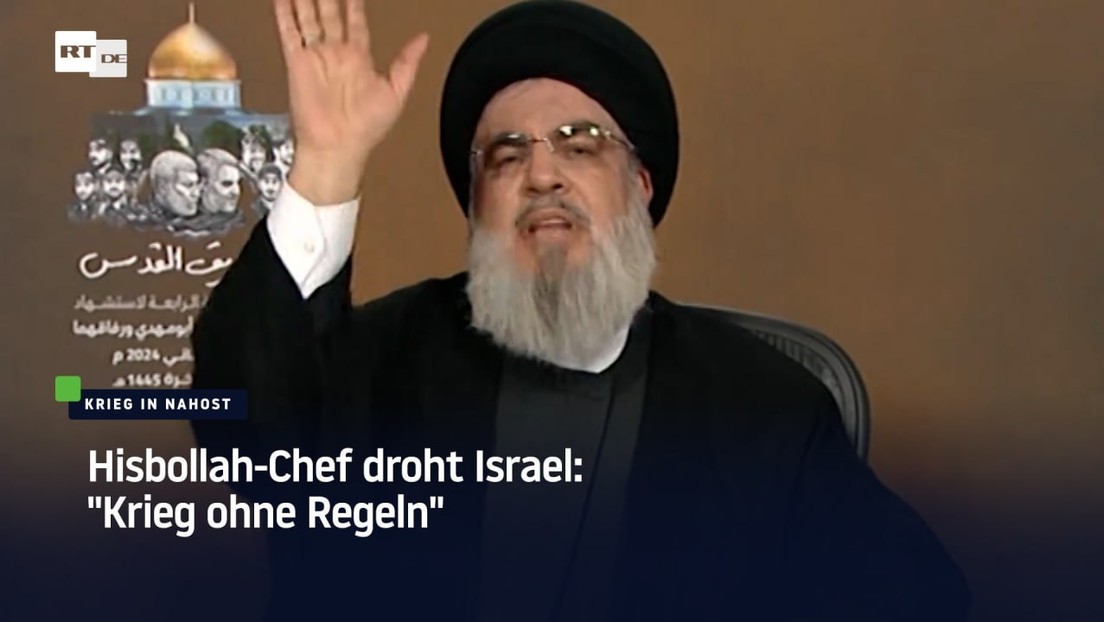 Hisbollah-Chef droht Israel: "Krieg ohne Regeln"