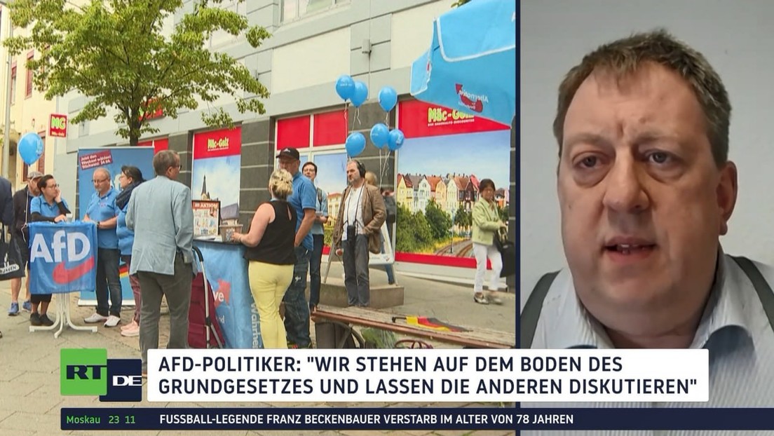 AfD-Politiker Lindemann zur Debatte um AfD-Verbot: "Das liegt an den Umfragewerten"