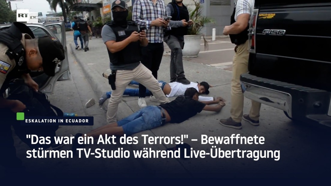 "Das war ein Akt des Terrors!" – Bewaffnete stürmen TV-Studio während Live-Übertragung