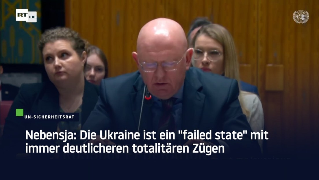 Nebensja: Die Ukraine ist ein "failed state" mit immer deutlicheren totalitären Zügen